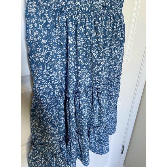 Shein Small Off the Shoulder Ditsy Floral Print Dress - Picture 5 of 5